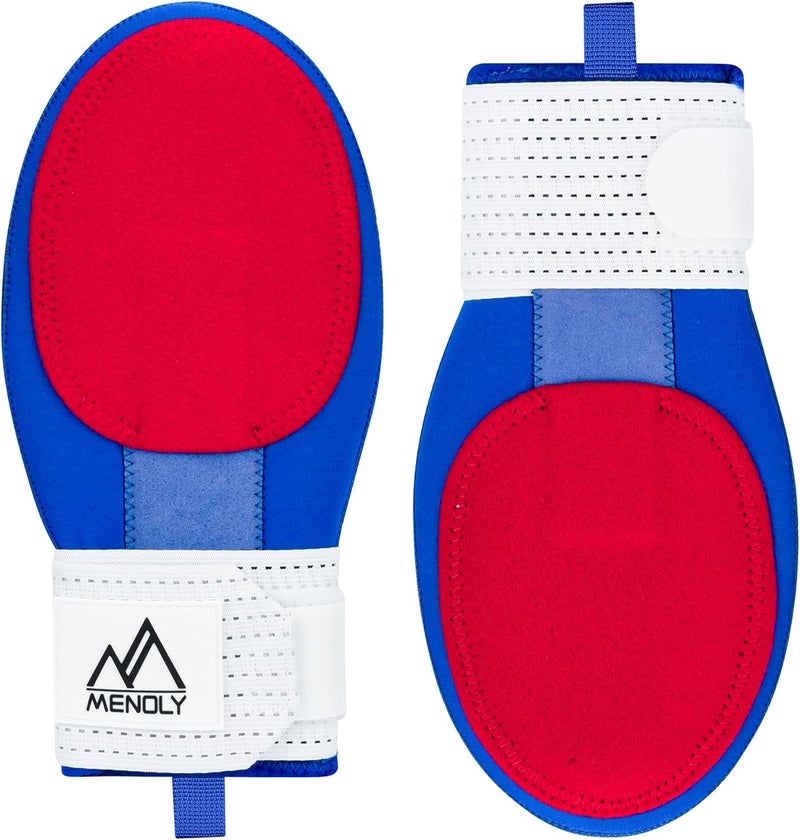 MENOLY Sliding Mitt - Baseball Sliding Mitts for Youth Adult Black Baseball Softball Sliding Glove Universal Right or Left Hand Ice Cream Drip Design-Two Size - Image 1